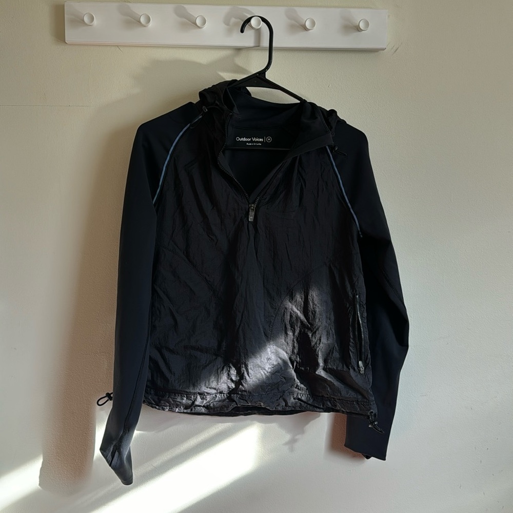 Outdoor Voices FrostKnit Hoodie Black/Rainbow